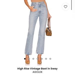 Agolde High Rise Vintage Boot in Sway